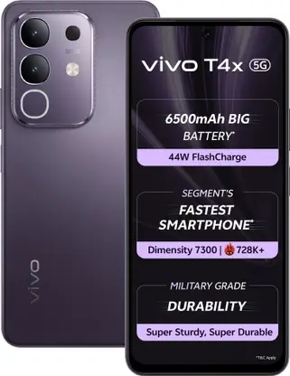 vivo T4x 5G (Pronto Purple, 256 GB) (8 GB RAM)