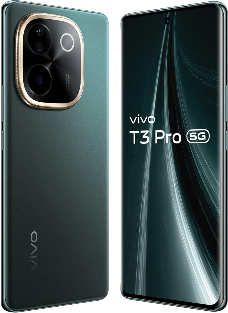 Vivo T3 Pro 5G (Emerald Green, 8GB RAM + 256GB Storage) - Image 3 - Your Mobile
