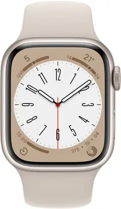 Apple Watch Series 8, 41mm GPS + Cellular (Starlight Sport Strap, Regular) - Image 3 - Your Mobile
