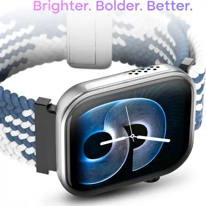 Noise Pro 6 Smartwatch (Ice Blue Strap, Regular) - Image 1 - Your Mobile
