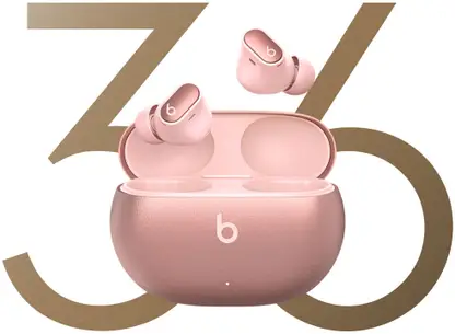 Beats Studio Buds + Pink with Active Noise Cancellation Bluetooth  (Cosmic Pink, True Wireless) - Image 2 - Your Mobile