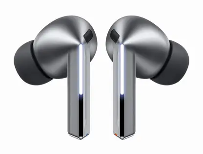 Samsung Galaxy Buds3 Pro True Wireless Earbuds (Silver) - Image 3 - Your Mobile